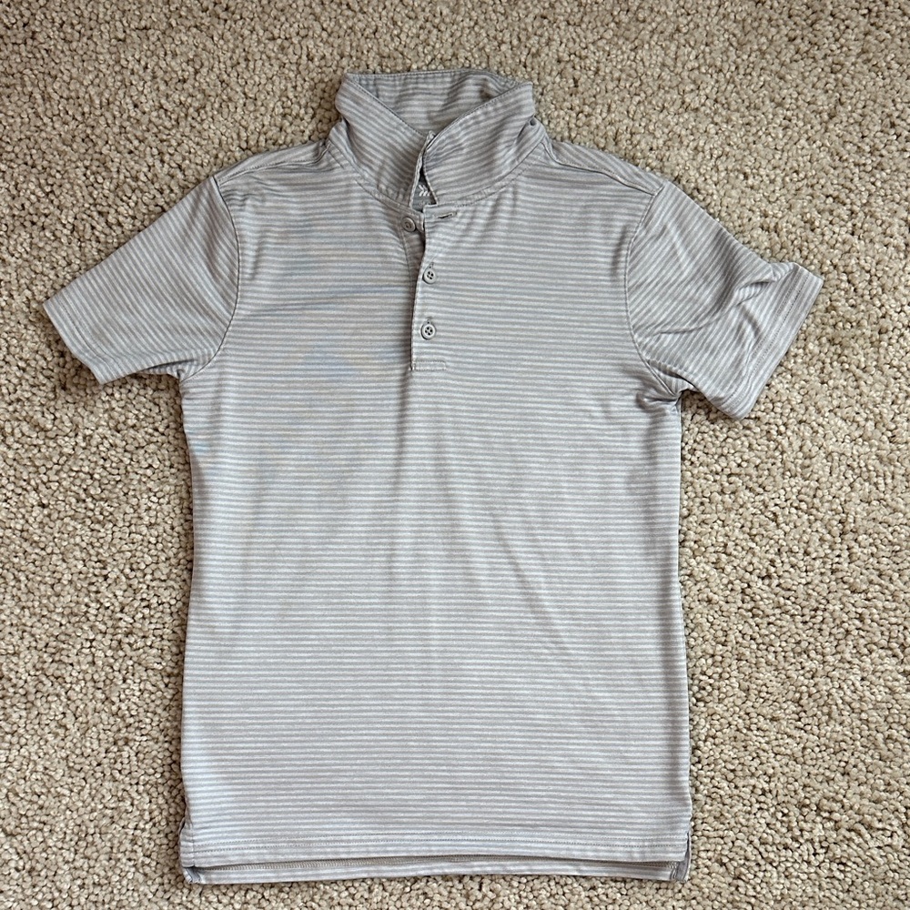 Boys heat striped performance  Polo Shirt
